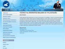 Tablet Screenshot of bologna.yyu.edu.tr